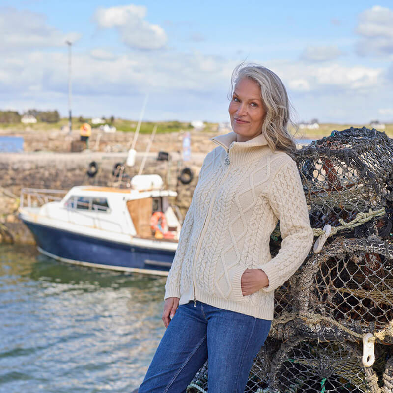 Aran Bomber Jacket - Image 4