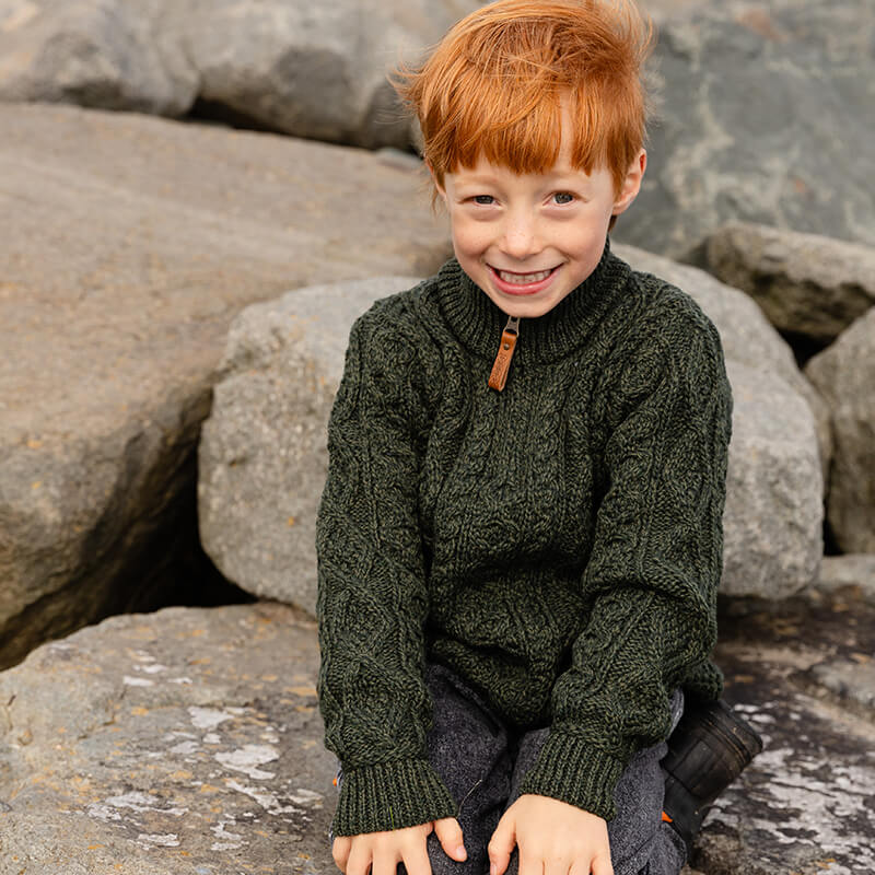 Boys Aran Sweater - Image 6