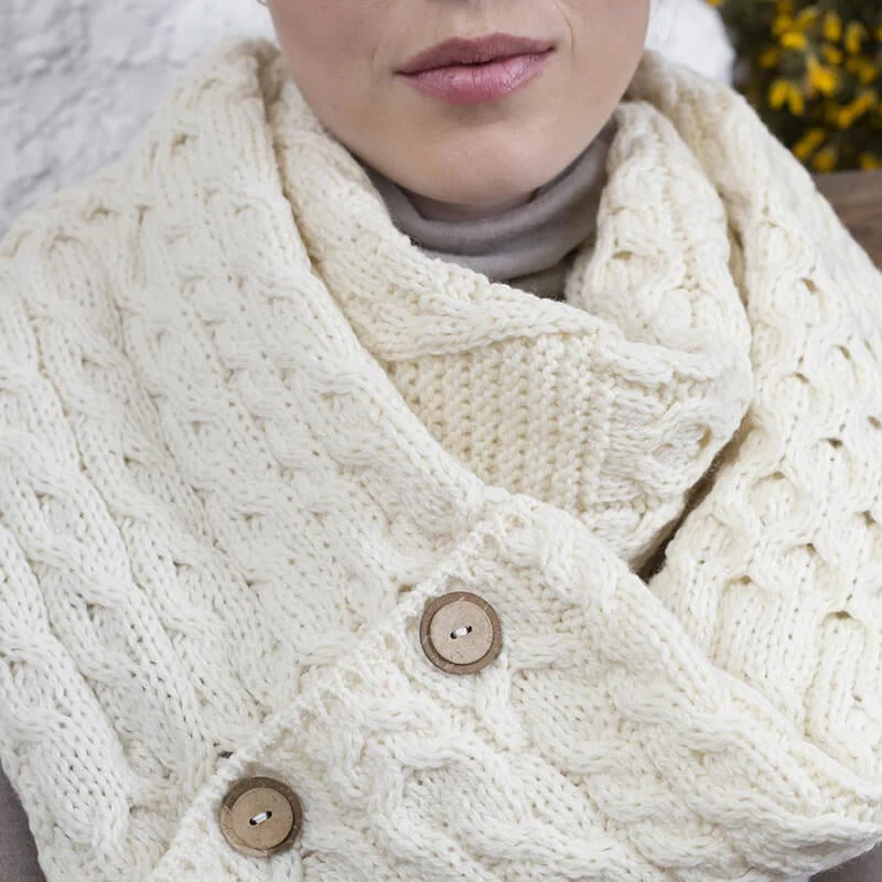Celtic Merino Wool Snood - Image 3