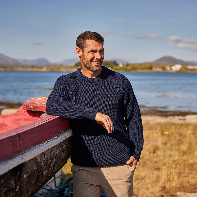 Fisherman's Crew Neck Sweater - Image 3