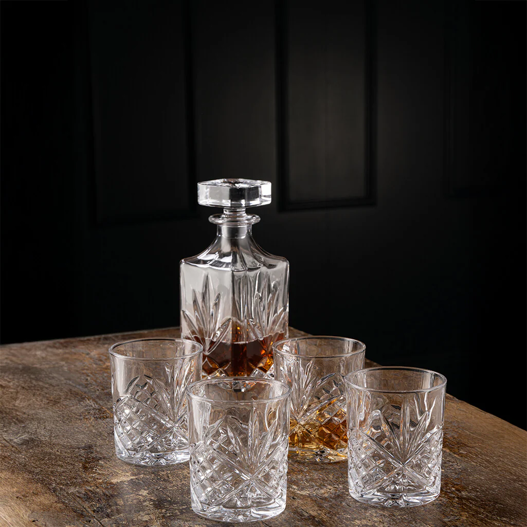 Galway Crystal Inisheer Decanter Set