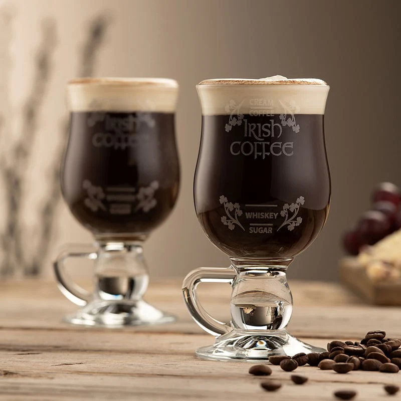 Galway Crystal Irish Coffee Recipe Glasses - Image 3
