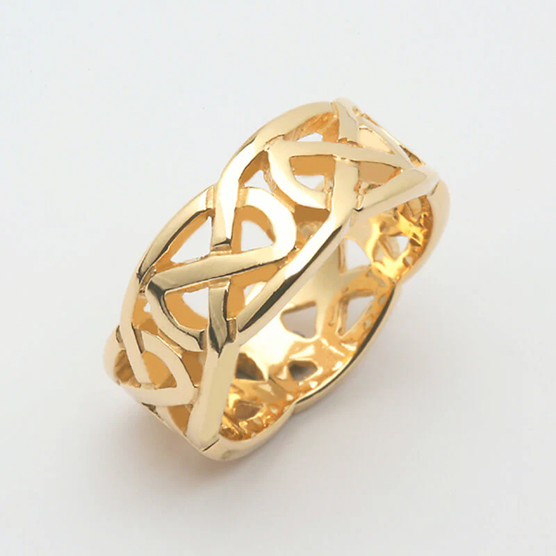 Gents 10K Sheelin Celtic Knot Ring - Image 2