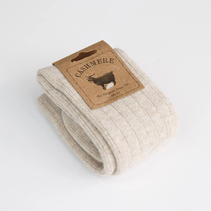 Ladies Cashmere Blend Irish Wool Socks - Image 6