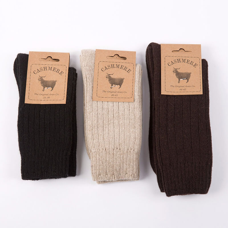 Ladies Cashmere Blend Irish Wool Socks - Image 7