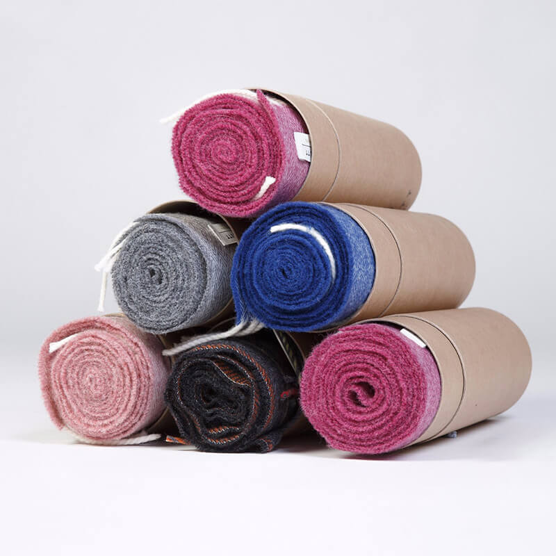 Ladies' Herringbone Lambswool Scarf - Image 4