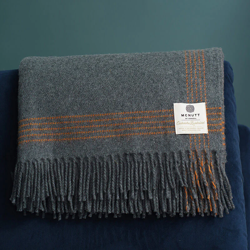 Mc Nutt Luxury Cashmere Lambswool Throw - Image 3