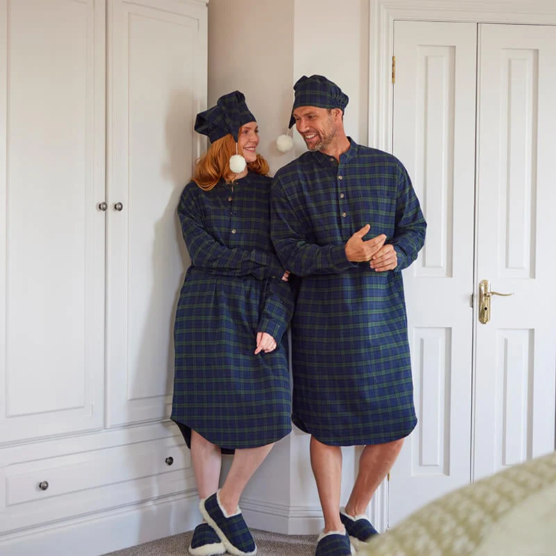 Men's Cotton Flannel Nightshirt - Image 5