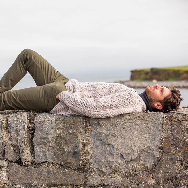 Men's O'Connell Aran Sweater - Image 2