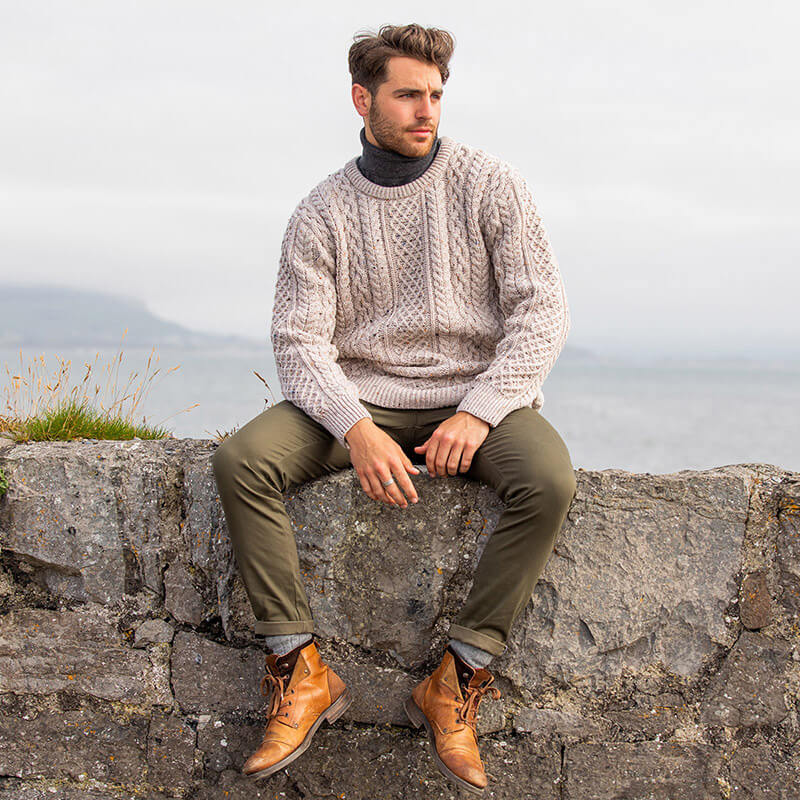 Men's O'Connell Aran Sweater - Image 3