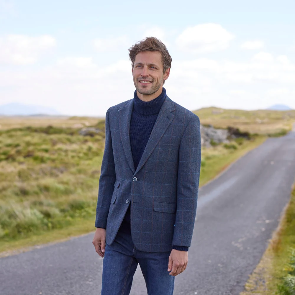 Men's Irish Tweed Blazer - Image 2