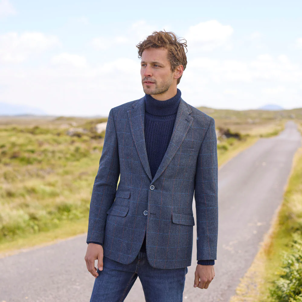 Men's Irish Tweed Blazer - Image 3