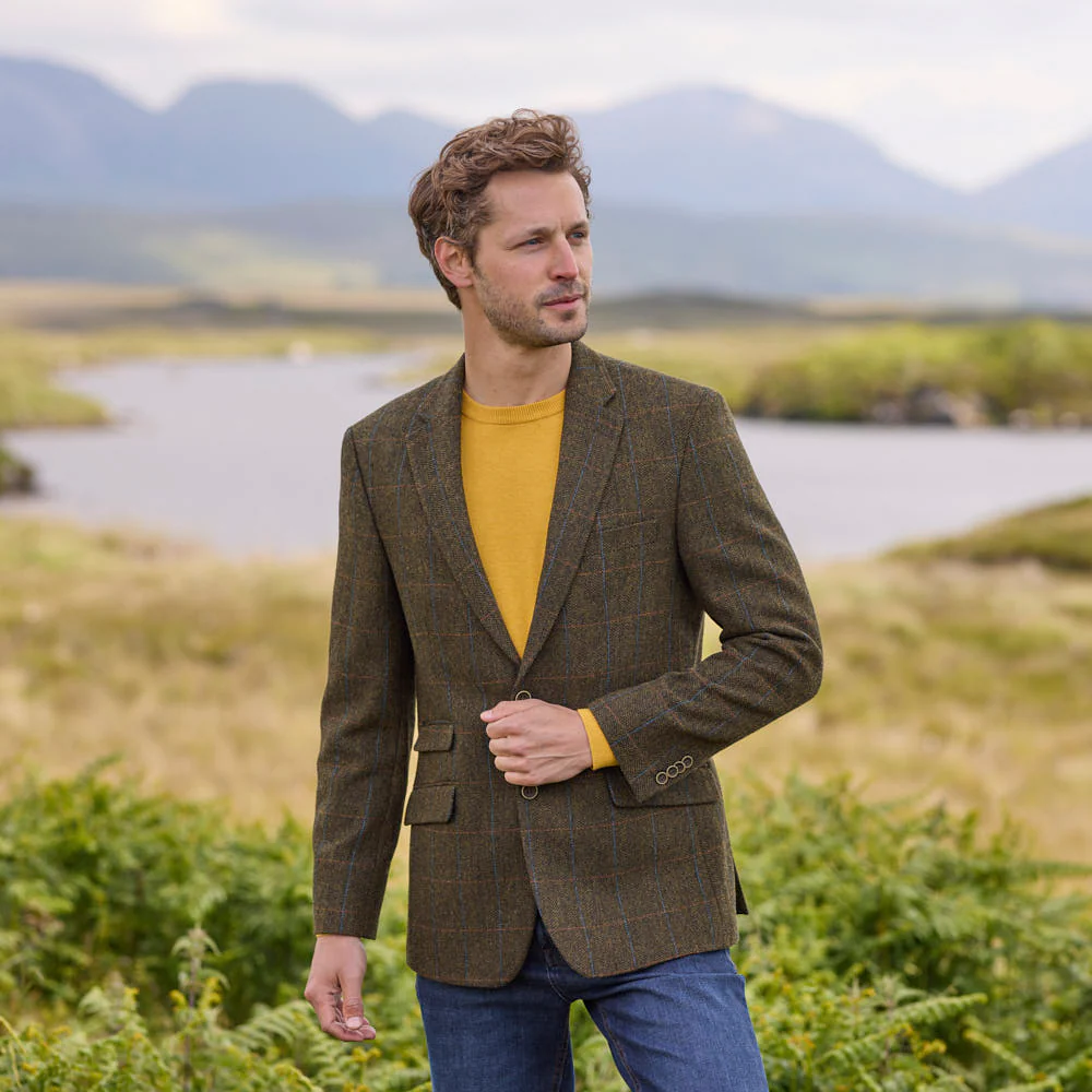 Men's Irish Tweed Blazer - Image 4
