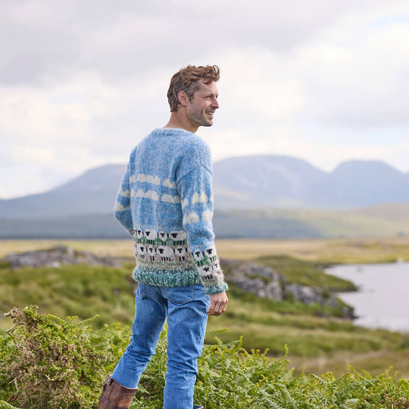 Mens Mohair Sheep Sweater - Image 2