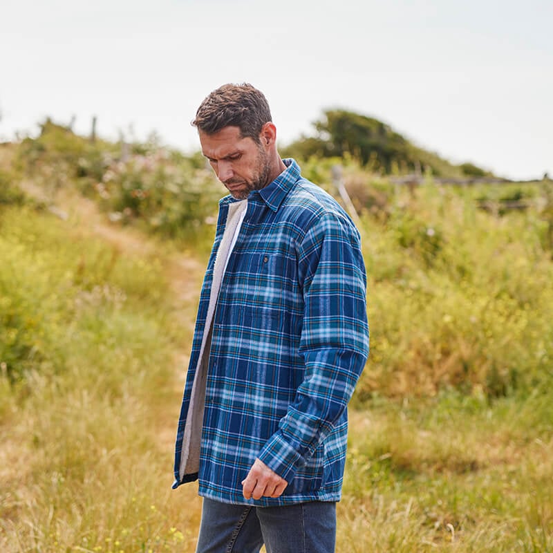 Men's Plaid Flannel Shirt - Image 5
