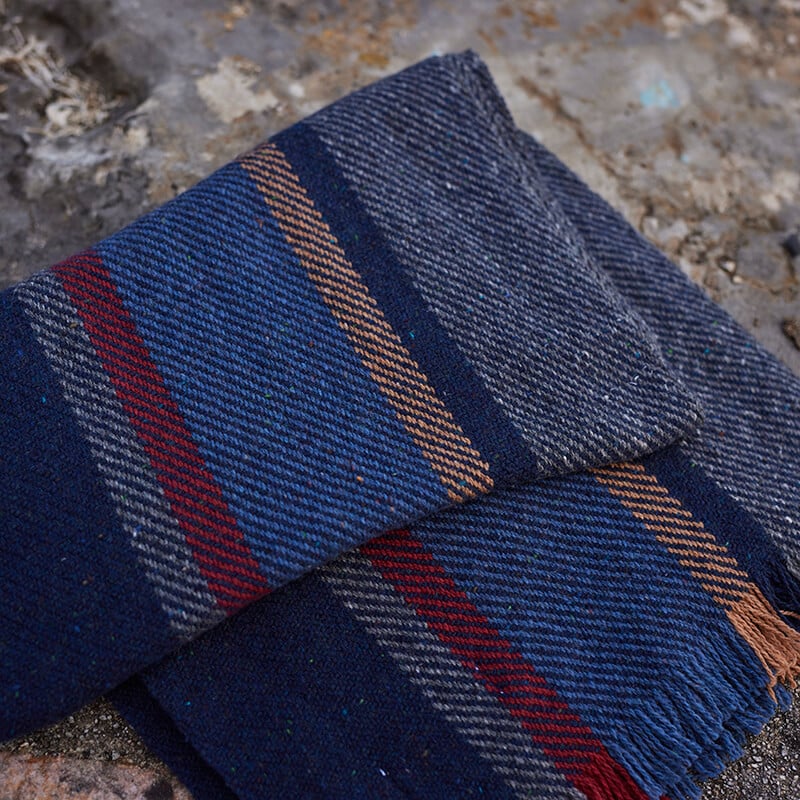Mucros Donegal Striped Scarf - Image 4