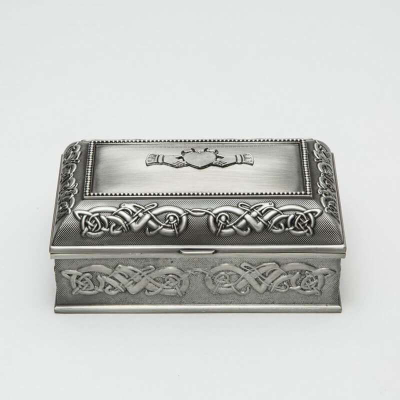 Mullingar Pewter Irish Jewelry Box Medium - Image 4
