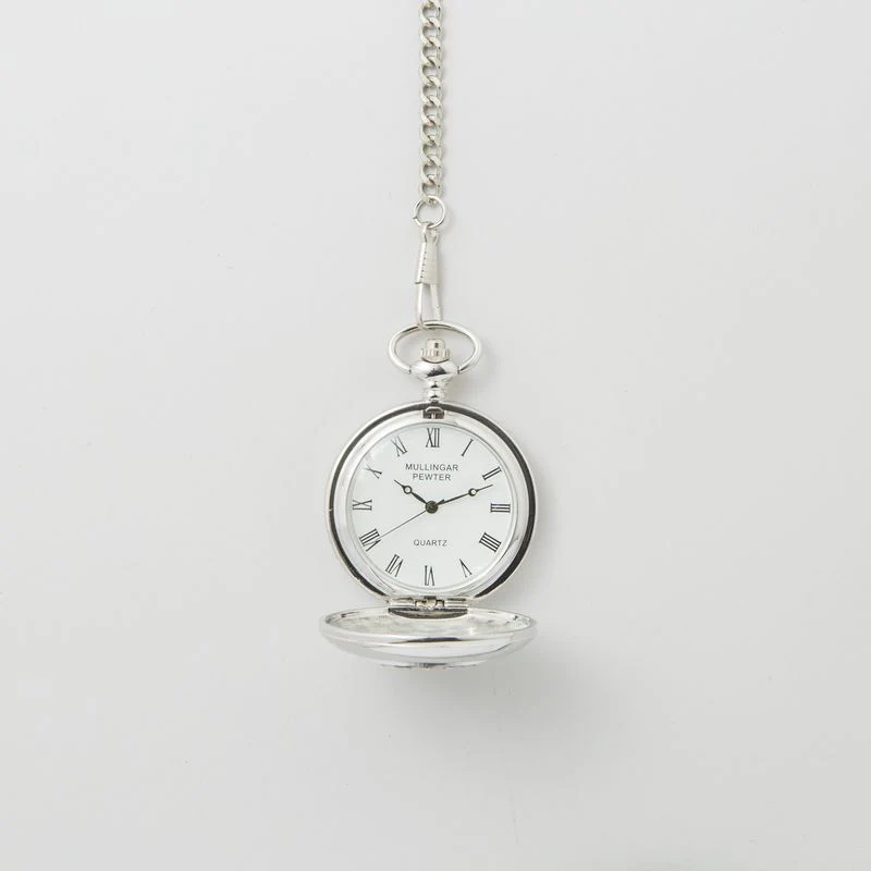 Mullingar Pewter Shamrock Pocket Watch - Image 2