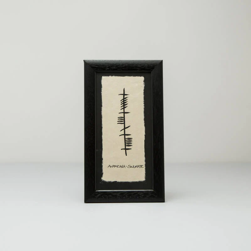 Ogham Irish Writing 'Anam Cara' (Soul Mate) - Image 2