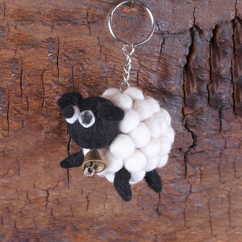 Seamus the Sheep Keychain