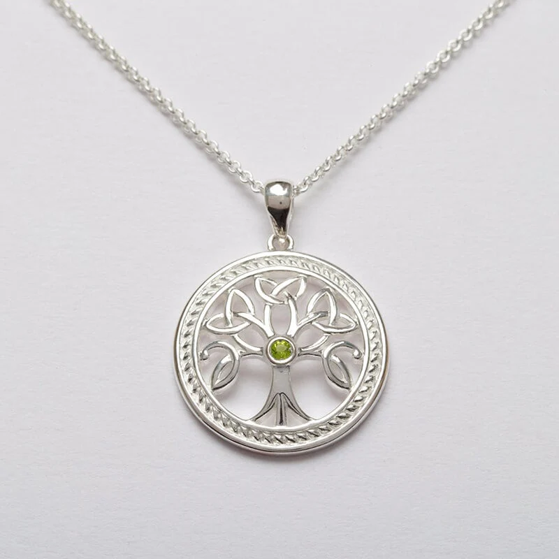 Silver Celtic Tree of Life Pendant