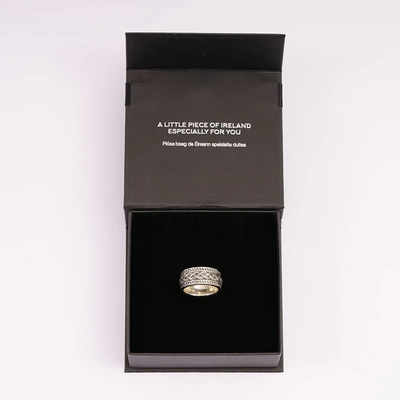 Sterling Silver Gents Celtic Knot Band - Image 4