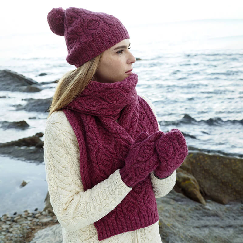 Supersoft Aran Scarf - Image 3