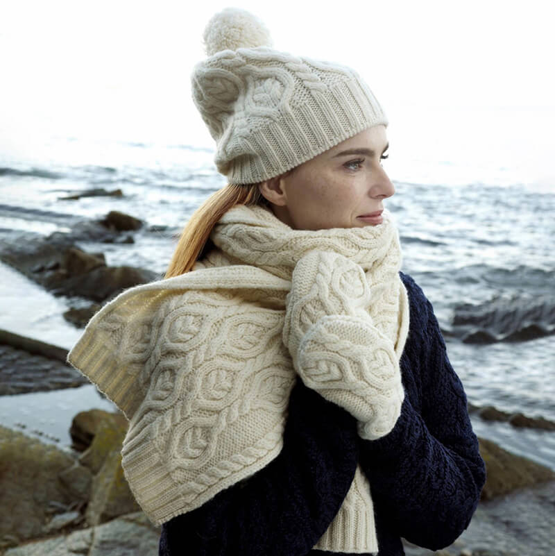 Supersoft Aran Scarf - Image 4