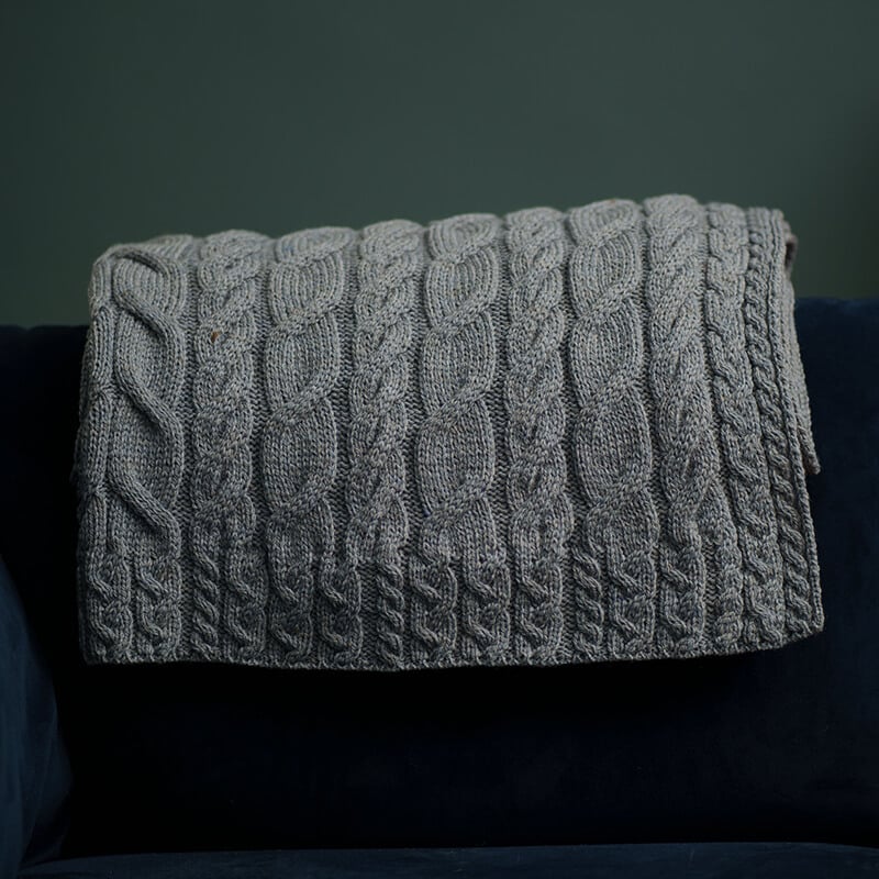 Supersoft Merino Aran Throw - Image 4