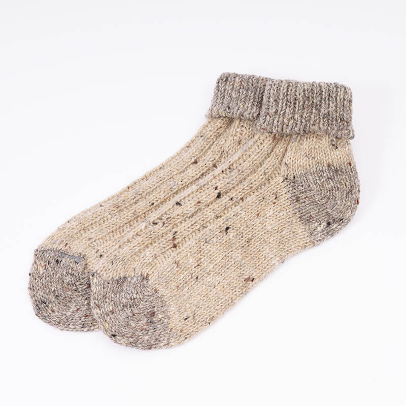 Two Tone Wool Ankle Socks - Image 2