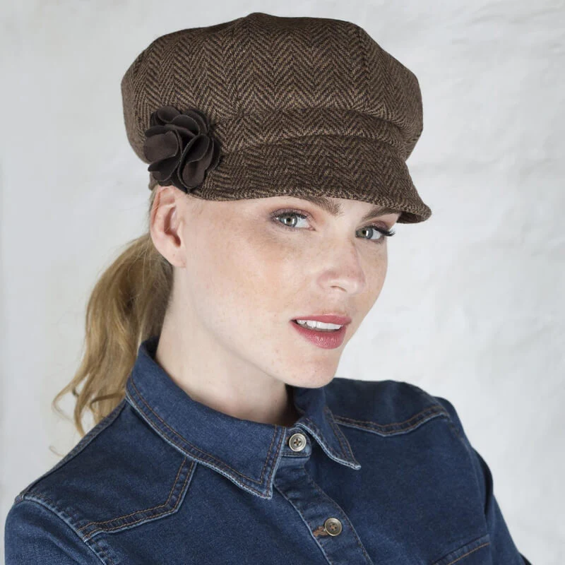 Women's Classic Irish Wool Newsboy Cap - Image 11