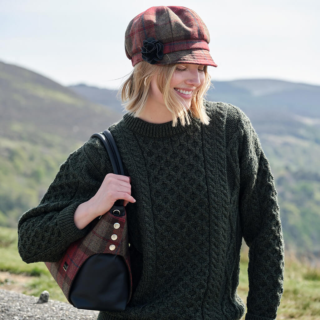 Women's Classic Irish Wool Newsboy Cap - Image 13