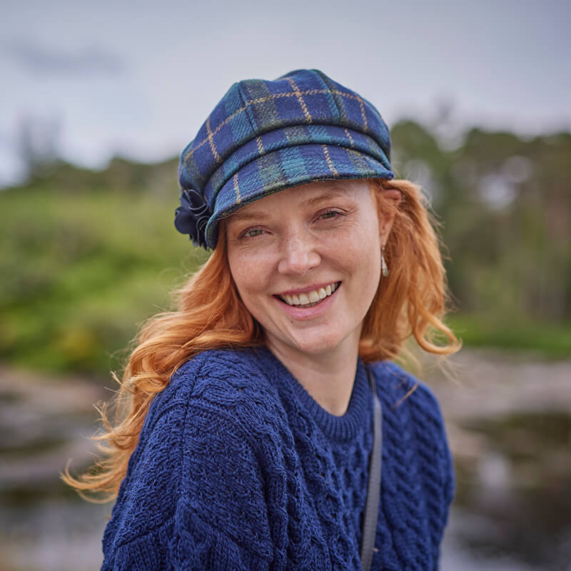 Women's Classic Irish Wool Newsboy Cap - Image 5