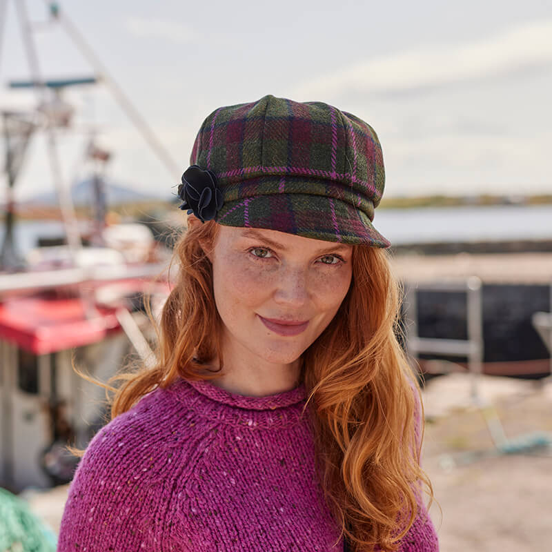 Women's Classic Irish Wool Newsboy Cap - Image 8