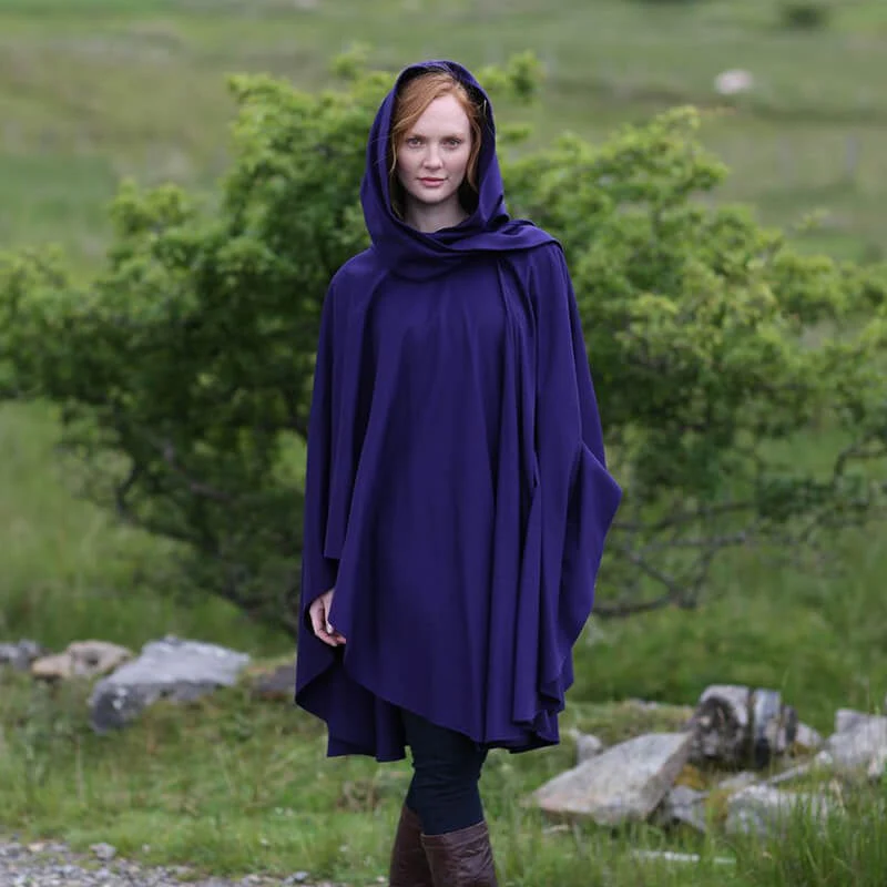 Women's Classic Wool & Cashmere Irish Cape - Image 3