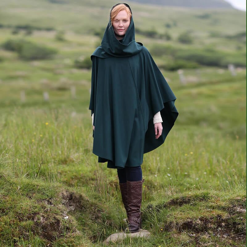Women's Classic Wool & Cashmere Irish Cape - Image 5