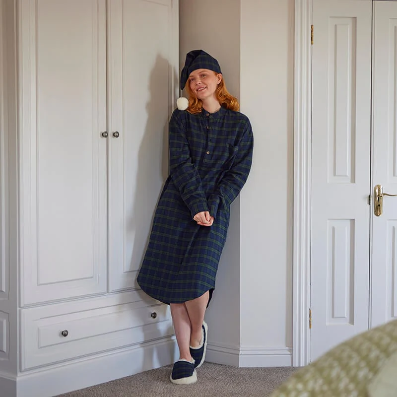 Women's Cotton Flannel Nightshirt - Image 2