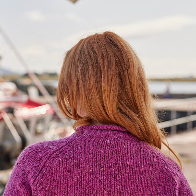 Women's Donegal Fleck Sweater - Image 3