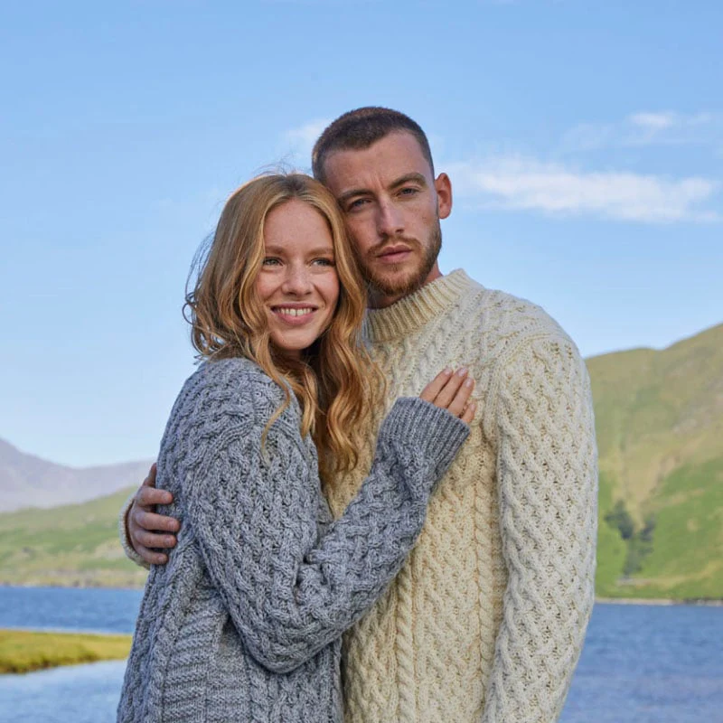 Women's McConnell Fermoy Aran Sweater - Image 2