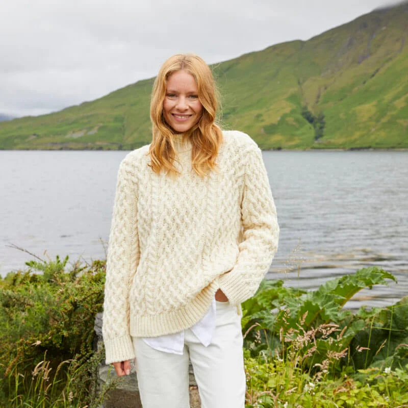 Women's McConnell Fermoy Aran Sweater - Image 3