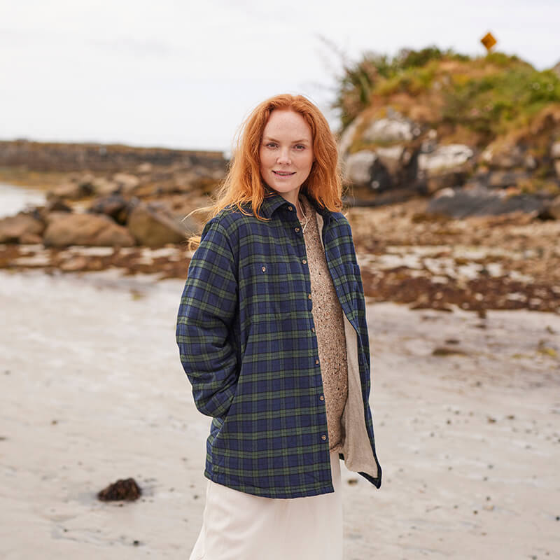 Women's Plaid Flannel Shirt - Image 7