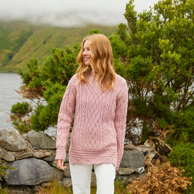 Women's Signature Aran Tunic Sweater - Image 5