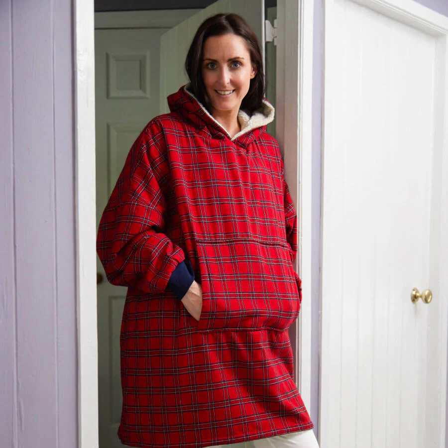 Women's Tartan Lounge Hoodie - Image 2