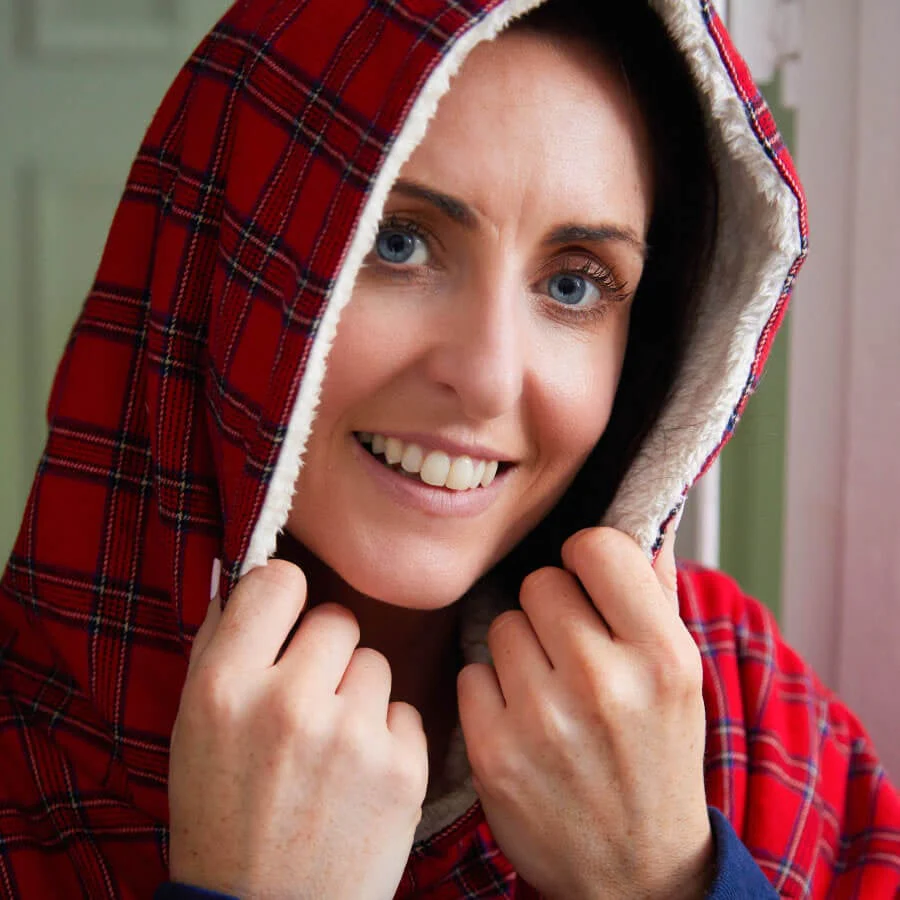 Women's Tartan Lounge Hoodie - Image 3