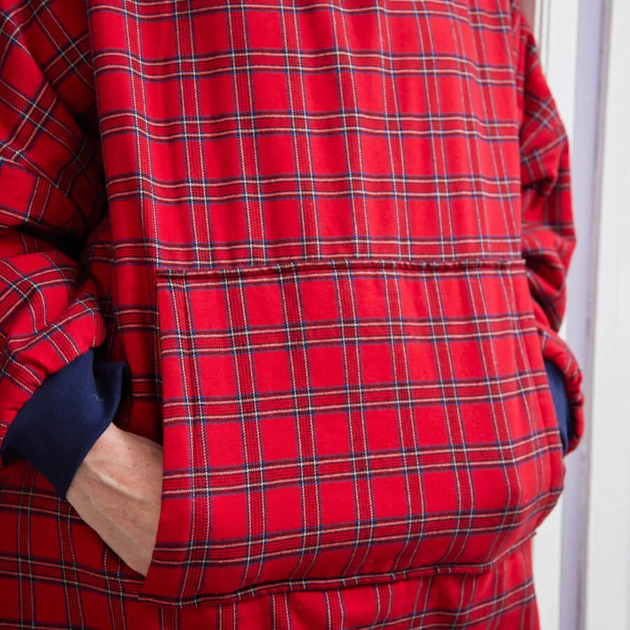 Women's Tartan Lounge Hoodie - Image 4